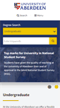 Mobile Screenshot of abdn.ac.uk
