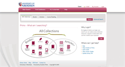 Desktop Screenshot of primo.abdn.ac.uk